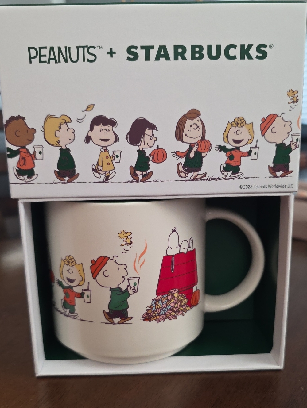 2026 Starbucks x Peanuts Great Pumpkin Ceramic Mug Snoopy Fall